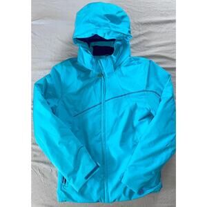 Spyder Full Zip Lined Hooded Ski , Snowboard, Snow Jacket Girls 16